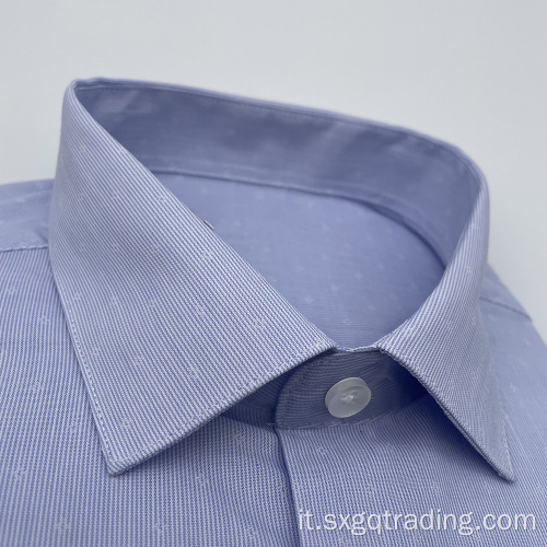 Camicia uomo manica lunga colore azzurro pulito